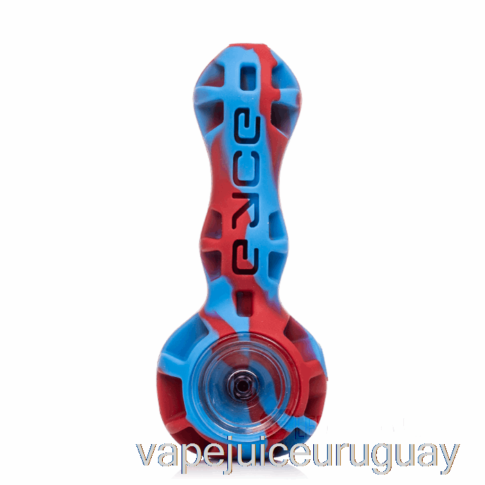 Cuchara De Silicona Eyce Avalancha (azul/rojo) Vape Uruguay